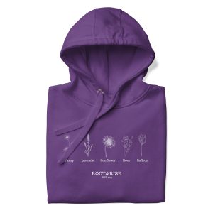 Flowers of Root&Rise Unisex Hoodie